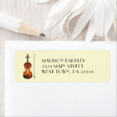 Viola Violin Music Teacher Musician Etiket (Insitu)