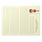 Viola Violin Music Teacher Musician Notitieblok (Voorkant)
