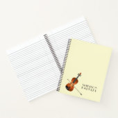 Viola Violin Music Teacher Musician Notitieboek (Binnen)