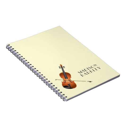 Viola Violin Music Teacher Musician Notitieboek (Rechterzijde)