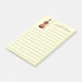 Viola Violin Music Teacher Musician Post-it® Notes (Schuin)