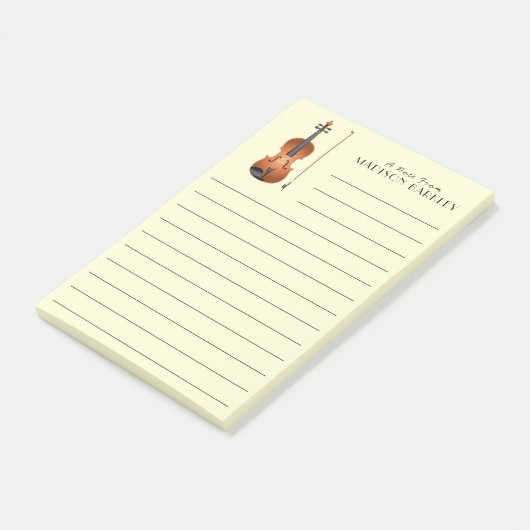 Viola Violin Music Teacher Musician Post-it® Notes (Schuin)