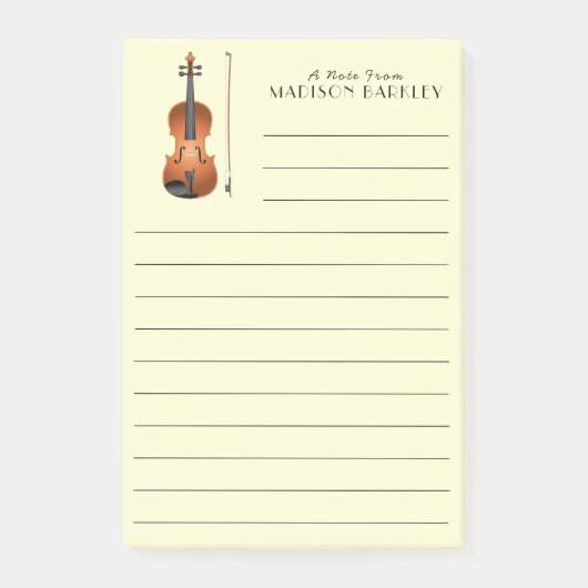 Viola Violin Music Teacher Musician Post-it® Notes (Voorkant)