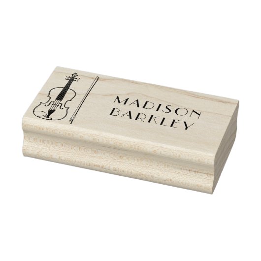 Viola Violin Music Teacher Musician Rubberstempel (Stempel)