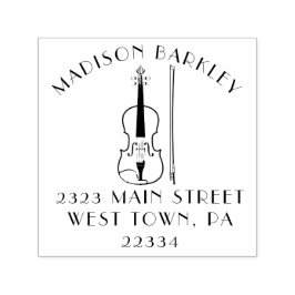 Viola Violin Music Teacher Musician Zelfinktende Stempel