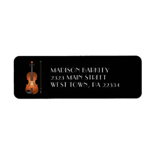 Viola viool muziekleraar etiket