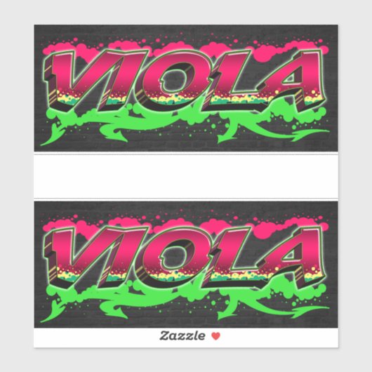 Viola Vorname Name Graffiti Aufkleber Sticker (Vel)
