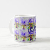 Viola Waterverf Flowers Floral Love Damas Mok (Voorkant links)