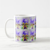 Viola Waterverf Flowers Floral Love Damas Mok (Links)