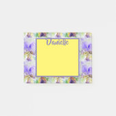 Viola Waterverf Kunst Vrouwen Naam Post It Notes (Voorkant)