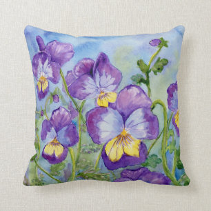 "Violas" Accent Pillow Kussen