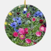 Violas en Madeliefjes Ornament (Achterkant)