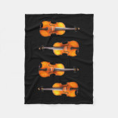 Violas Fleece Blanket Deken (Voorkant)