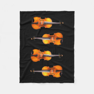 Violas Fleece Blanket Deken