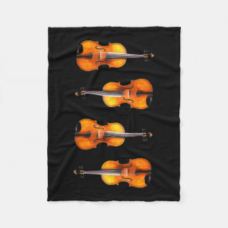 Violas Fleece Blanket Deken