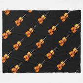 Violas Fleece Blanket Deken (Voorkant (Horizontaal))