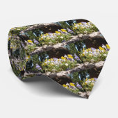Violas In Een Stenen Bak. Stropdas (Opgerold)