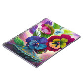 Violas op een schelp notitieboek (Linkerzijde)