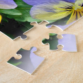 Violas - Paars en Geel Legpuzzel (Zijkant)