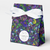 Violas [paars] Speciale cadeautent met label Bedankdoosjes (Voorkant Zijde)