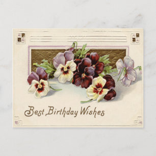 Viola's Paarse Witte Briefkaart