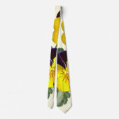 Violas Sorbet Geel Opspringen Stropdas (Achterkant)