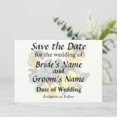 Violas Sorbet Gele Jump Up Save The Date (Staand voorkant)