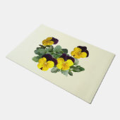 Violas Sorbet Gele Sprong Omhoog Deurmat (Schuin)