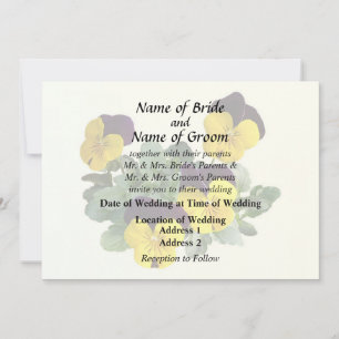 Violas Sorbet Gele Sprong Omhoog Kaart