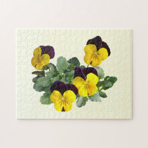 Violas Sorbet Gele Sprong Omhoog Legpuzzel
