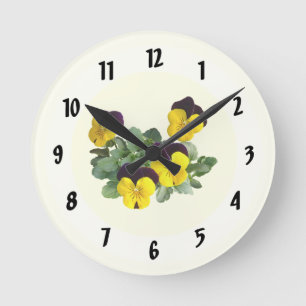 Violas Sorbet Gele Sprong Omhoog Ronde Klok