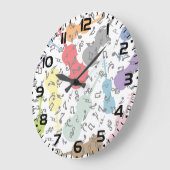 violen en muzieknoten grote klok (Hoek)