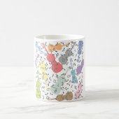 violen en muzieknoten koffiemok