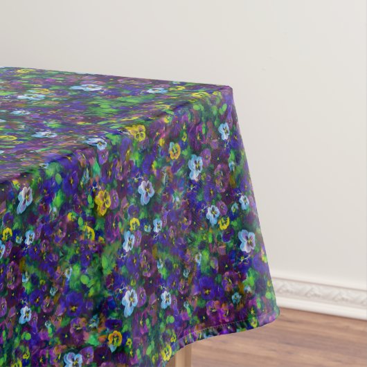 Violen [paars] tafelkleed 52x70 katoen (Voorbeeld)