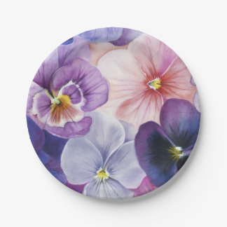 Violen voor de Tafel - Papieren borden Bordje