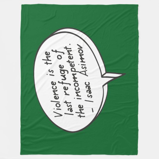 Violence Fleece Deken (Voorkant)