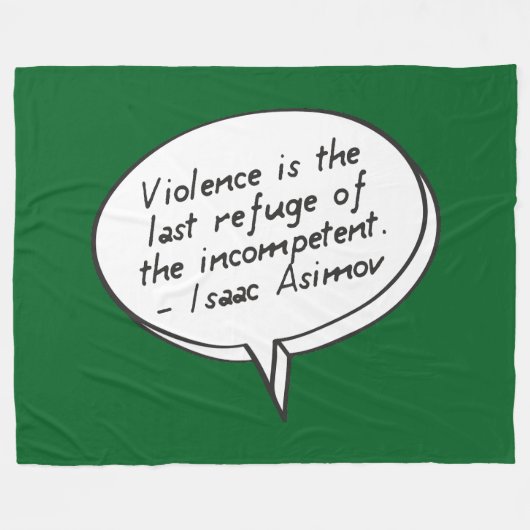 Violence Fleece Deken (Voorkant (Horizontaal))