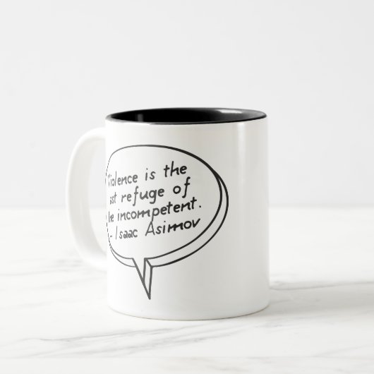 Violence Tweekleurige Koffiemok (Voorkant links)