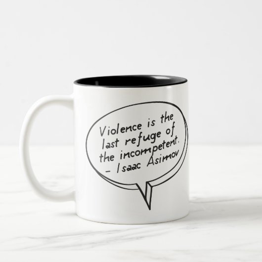 Violence Tweekleurige Koffiemok (Links)