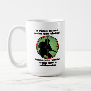 Violent Video Games Funny Mug Koffiemok
