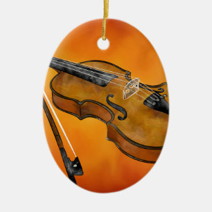Violessina V1 - instrumenteel schilderij Keramisch Ornament