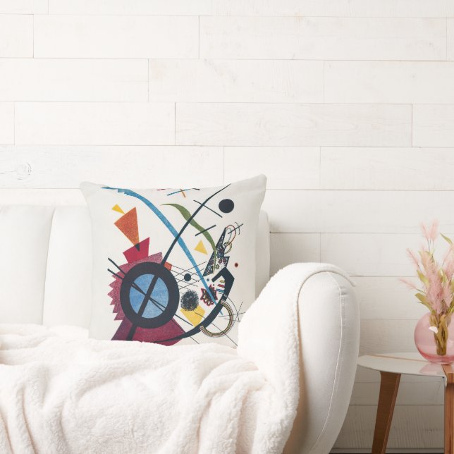 Violet (1923) door Wassily Kandinsky Kussen (Bank)