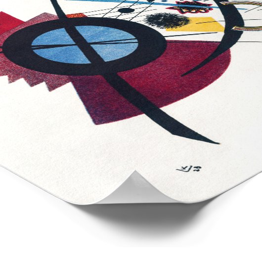 Violet (1923) Wasily Kandinsky Poster (Hoek)