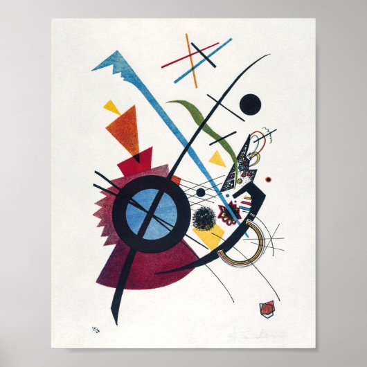 Violet (1923) Wasily Kandinsky Poster (Voorkant)