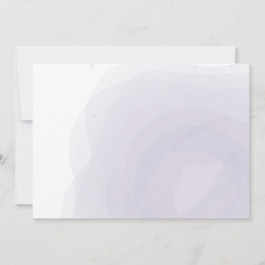 Violet 3 Vuildieren in maskers virtueel Baby showe Kaart (Achterkant)