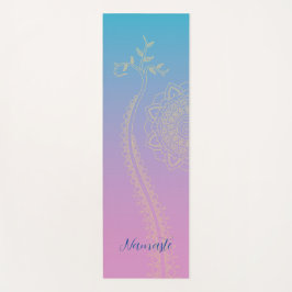 Violet aan Blue Mandala Yoga Mat