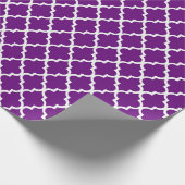 Violet Abstract patroonpapier Cadeaupapier (Hoek)
