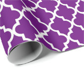 Violet Abstract patroonpapier Cadeaupapier (Rol Hoek)