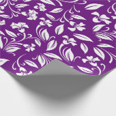 Violet Abstract patroonpapier Cadeaupapier (Hoek)