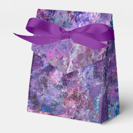 Violet abstractie bedankdoosjes